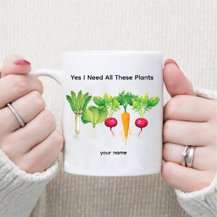 Caneca Sim, Preciso De Todas Estas Plantas/Jardineiro Veg