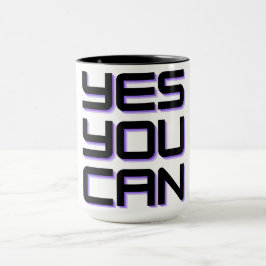 Caneca "SIM VOCÊ PODE" Mug