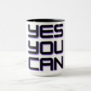 Caneca "SIM VOCÊ PODE" Mug