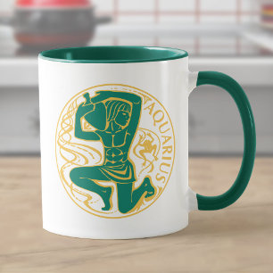 Caneca Símbolo Aquário do Zodíaco