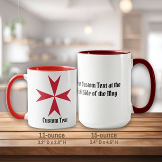 Caneca Símbolo da Cruz de Malta