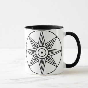Caneca Símbolo da estrela de Inanna