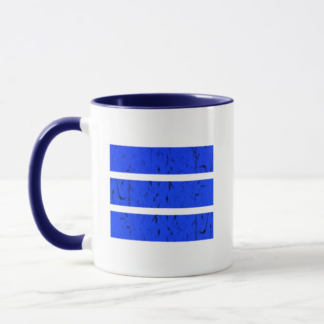 Caneca Símbolo de 3 linhas legal | Uniformidade e Harmoni (Esquerda)