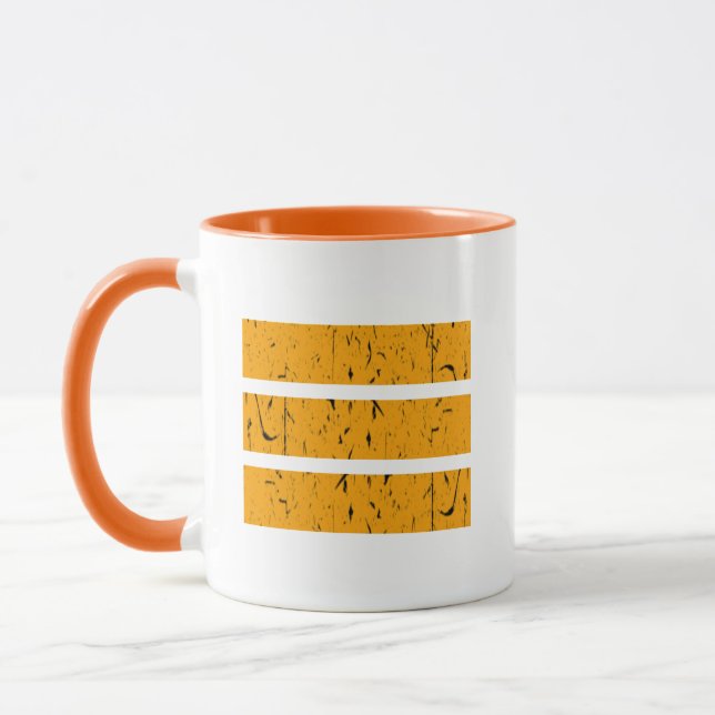 Caneca Símbolo de 3 linhas legal | Uniformidade e Harmoni (Esquerda)