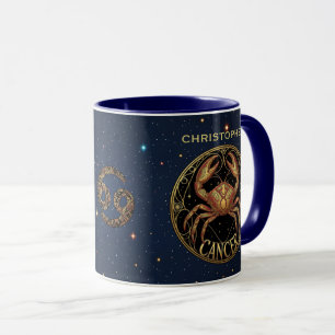 Caneca Símbolo do Zodíaco Câncer Caranguejo