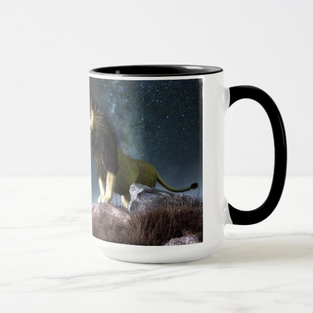 Caneca Símbolo do zodíaco de Leo (Direita)