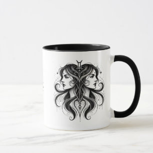 Caneca Símbolo Gêmeos Zodíaco Astrologia