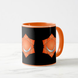 Caneca Símbolo Laranja Sacral Chakra - Mindice e Cura