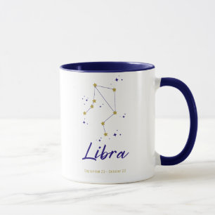 Caneca Símbolo Libra Zodiac Constelação Estrela Astrologi