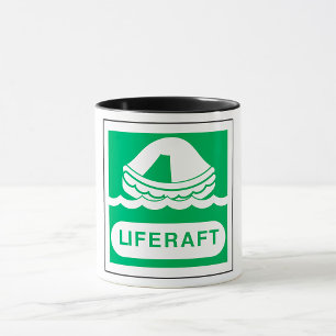 Caneca Símbolo Liferaft Mug