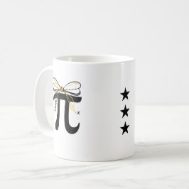 Caneca Símbolo Pi - Xícara de Café Minimalista do