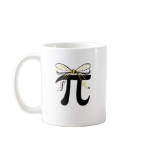 Caneca Símbolo Pi - Xícara de Café Minimalista do