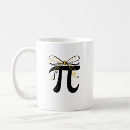Caneca Símbolo Pi - Xícara de Café Minimalista do