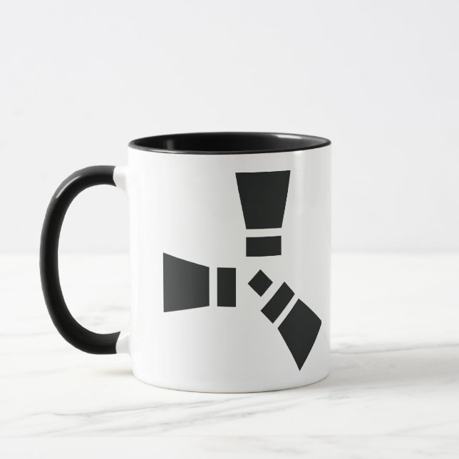 Caneca Símbolo RUST Preto em Limpo (Esquerda)