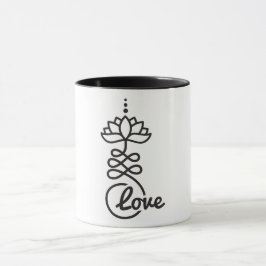 Caneca Símbolo Unalome Budista Lotus