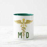 símbolo universal da profissão médica de médico md