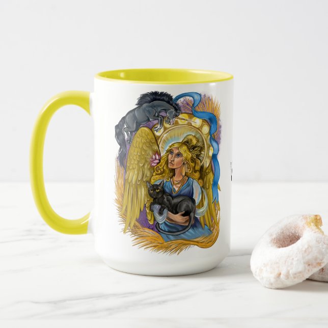 Caneca Símbolo Virgo Zodiac (Com Donut)