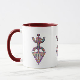 Caneca Símbolo Yaz Amazigh Moderno – Camiseta Tribal Vibr