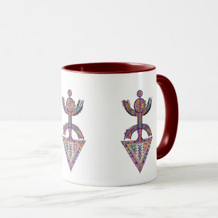 Caneca Símbolo Yaz Amazigh Moderno – Camiseta Tribal Vibr