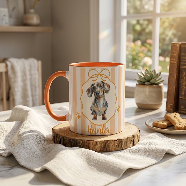 Caneca Simples Moderna com Nome e Foto do Pet (Criador carregado)