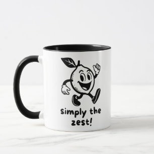 Caneca Simplesmente O Zeste Divertido Trocadilho de Limão