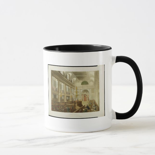Caneca Sinagoga, duques Lugar, Houndsditch, de Ackerman (Direita)
