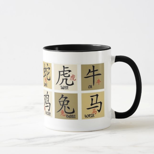 Caneca Sinais de uísque chinês (Direita)