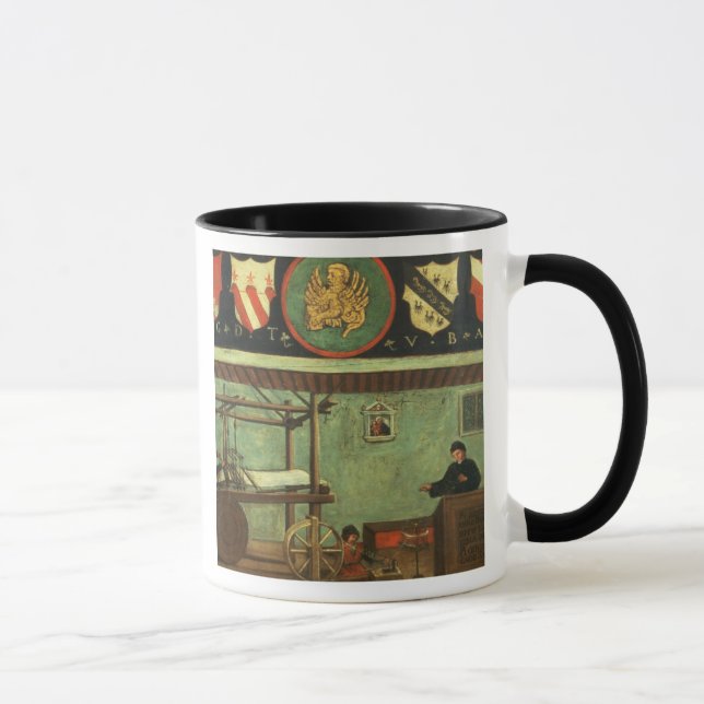 Caneca Sinal da guilda dos tecelões Venetian (painel) (Direita)