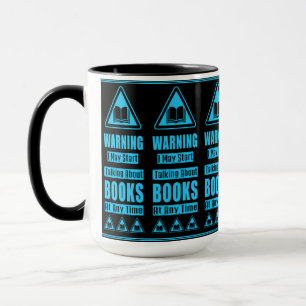 Caneca Sinal de Alerta para Amantes do Livro Azul