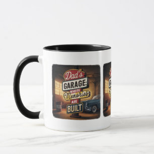 Caneca Sinal de Automóveis Retro Vintage da Garagem do Pa