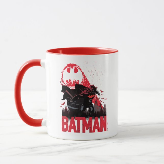 Caneca Sinal de Bat Batman Crimson (Esquerda)
