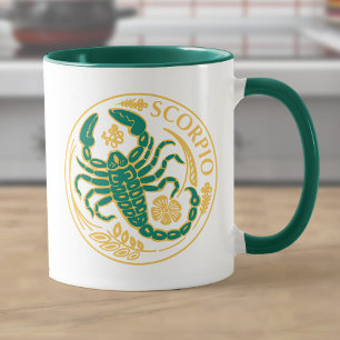 Caneca Sinal de Escorpião do Zodíaco