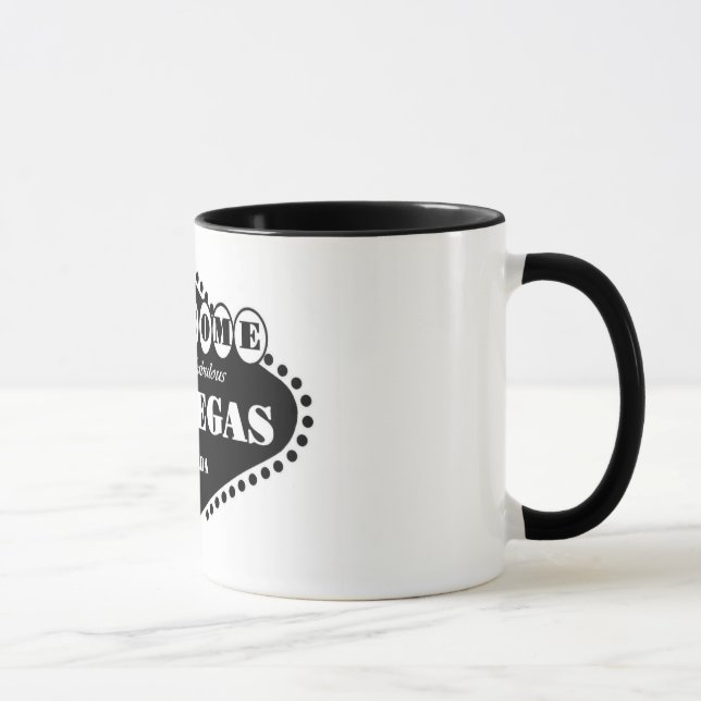 Caneca Sinal de Las Vegas Ringer T Mug (Direita)