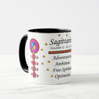 Caneca Sinal de Nascimento Sagitário Totem Mug