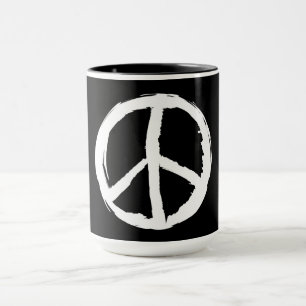 Caneca SINAL DE PAZ DE PAPEL divertido  
