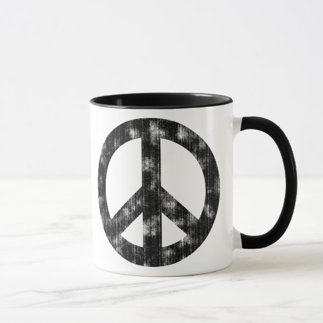 Caneca Sinal de Paz - Preto (Direita)