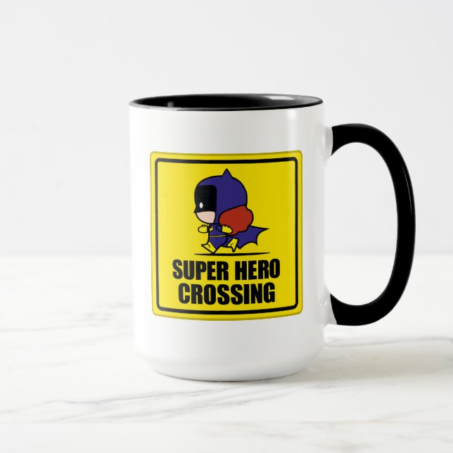 Caneca Sinal de Superherói do Batente Chibi (Direita)