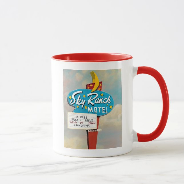 Caneca Sinal do Motel Sky Ranch (Direita)