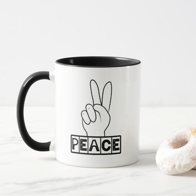 Caneca Sinal pacífico (Com Donut)