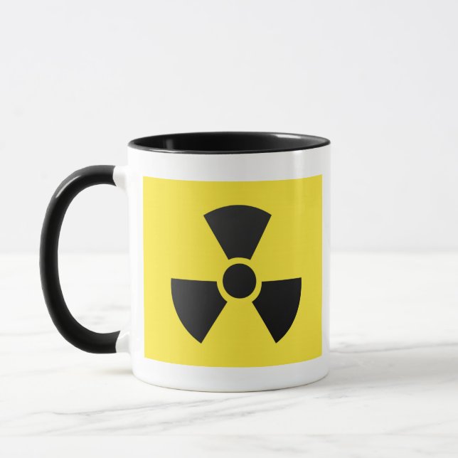 Caneca Sinal Radioativo (Esquerda)
