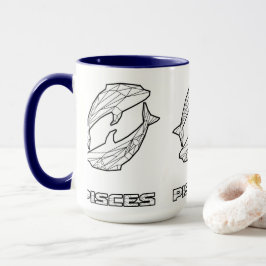 Caneca Sinal Zodiac Mug:Peixes