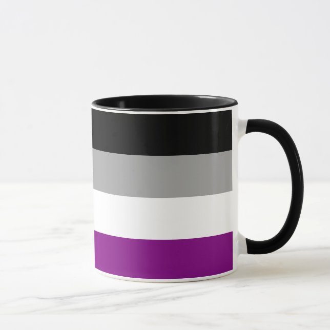 Caneca Sinalizador de Orgulho Asexual (Direita)