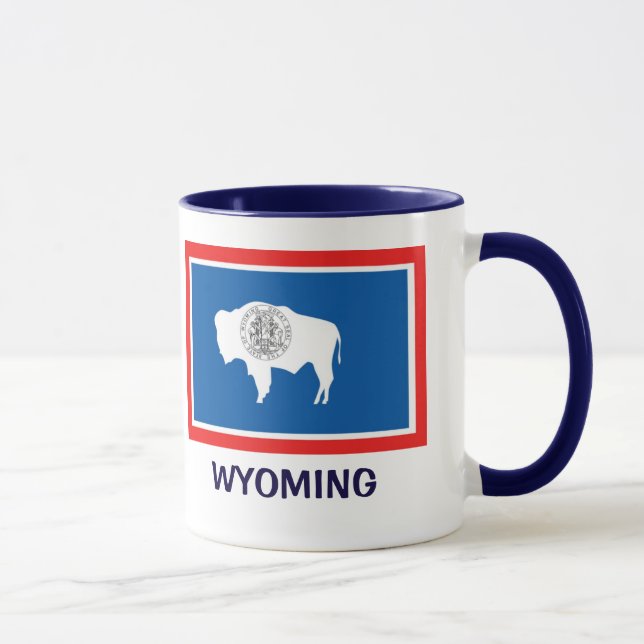Caneca Sinalizador do Estado Wyoming (Direita)