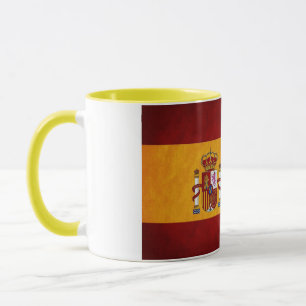 Caneca Sinalizador Espanhol com Cor Intensa Coberto De Ce