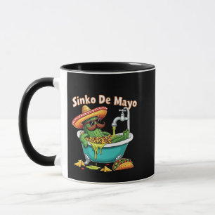 Caneca Sinko de Mayo"Cinco engraçados de Mayo Cactus