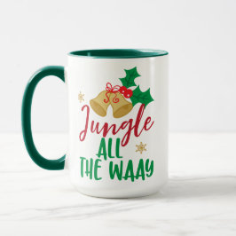 Caneca Sinos de Natal, Selva o Caminho Todo, Azevinho de 