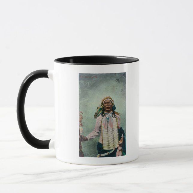 Caneca Sioux Chefe Iron Tail Retrato (Esquerda)