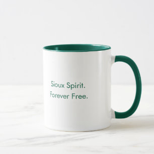 Caneca Sioux Spirit For ever Free Green Coffee Mug