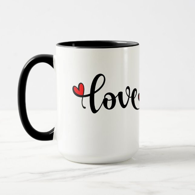 Caneca Siping Love, One Cup at a Time Mug (Esquerda)