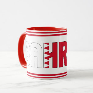 Caneca Sippin' com café Patriótico do Bahrein